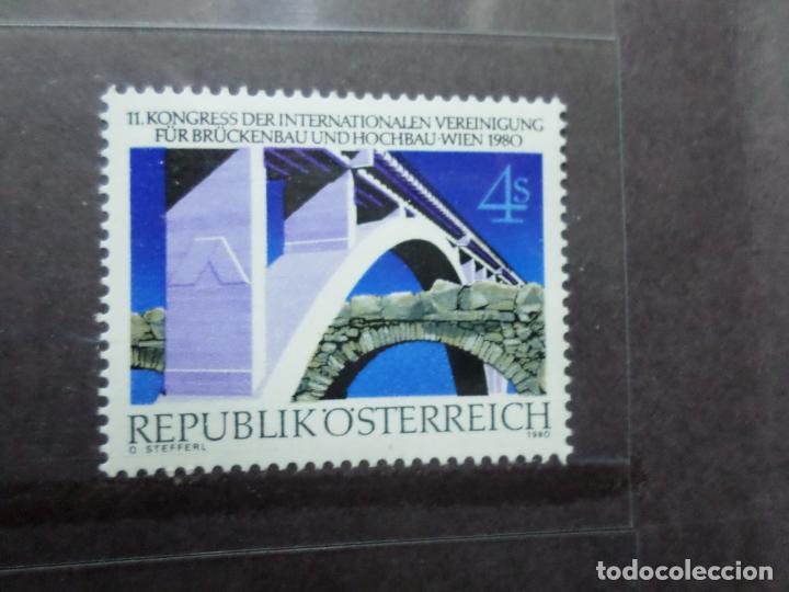 Francobolli: -austria, 1980, 11 congreso de la asociaci&oacute;n internacional de puentes y armazones, Yvert 1483