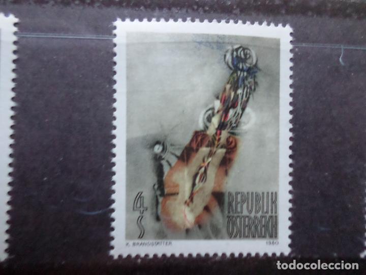 Francobolli: -austria, 1980, arte moderno en austria, figura lunar, de karl brandstatter, Yvert 1484