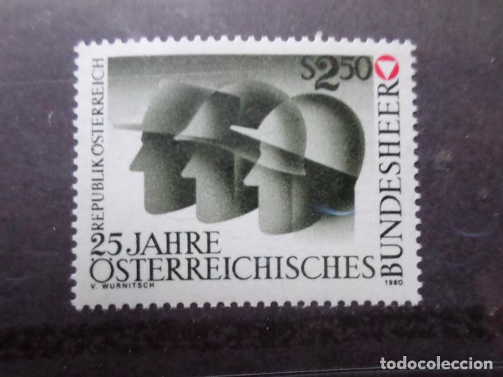Francobolli: -austria, 1980, 25 aniversario del ejercito federal, Yvert 1487