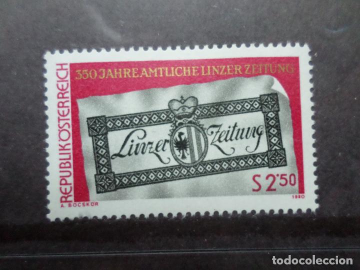 Francobolli: -austria, 1980, 350 aniversario del diario oficial de Linz, Yvert 1488