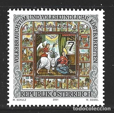 Sellos: AUSTRIA 2175** - A&Ntilde;O 2001 - ETNOLOGIA Y FOLKLORE - Foto 1