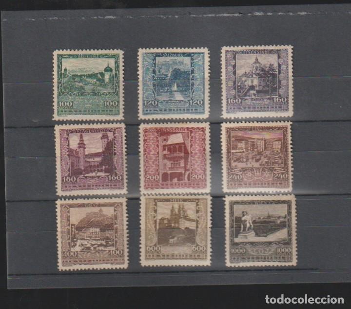 Sellos: Austria 1923 - Yvert 304/12 MH* - Foto 1