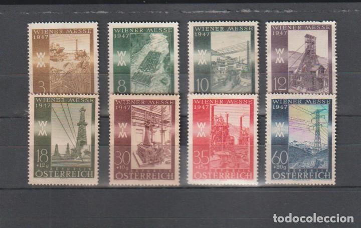 Sellos: Austria 1947 - Yvert 666/73 obliter&eacute;e (o) - Foto 1