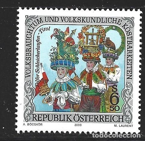 Sellos: AUSTRIA 2131** - A&Ntilde;O 2000 - ETNOLOGIA Y FOLKLORE - Foto 1