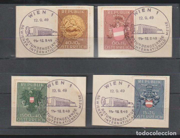 Sellos: Austria 1949 - Yvert 773/76 obliter&eacute;e (o) - Foto 1