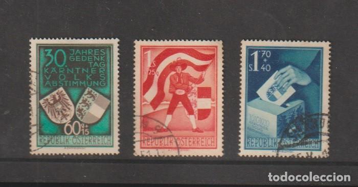 Sellos: Austria 1950 - Yvert 788/90 obliter&eacute;e (o) - Foto 1