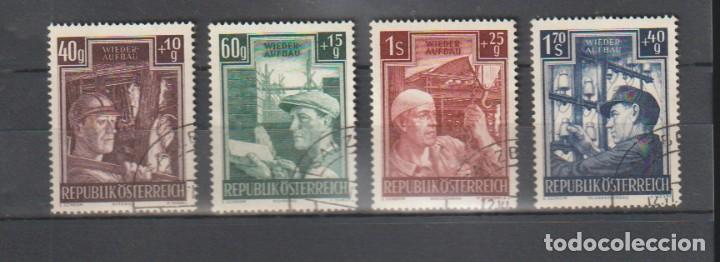 Sellos: Austria 1951 - Yvert 794/97 obliter&eacute;e (o) - Foto 1