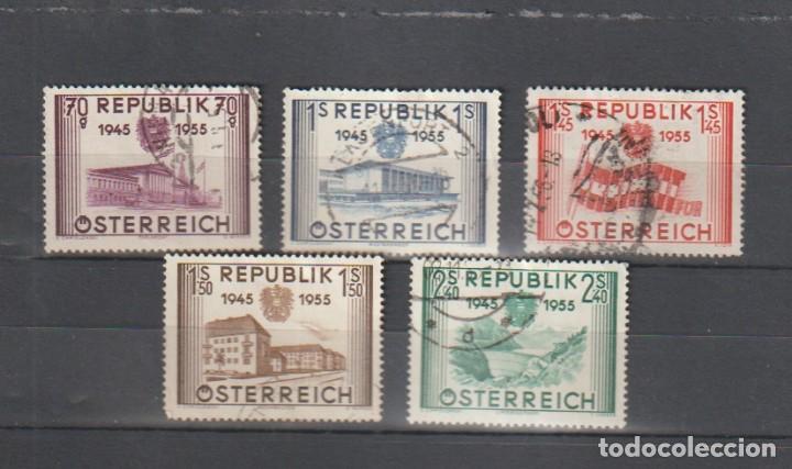 Sellos: Austria 1955 - Yvert 845/49 obliter&eacute;e (o) - Foto 1