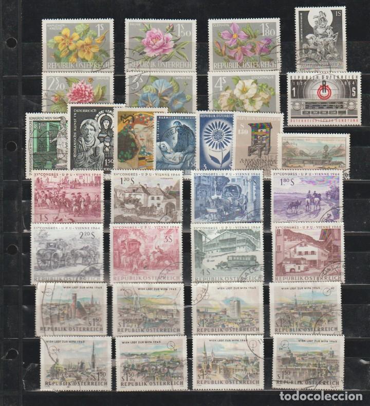 Sellos: Austria 1964 - An complet obliter&eacute;e (o) - Foto 1