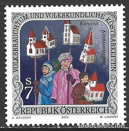 Sellos: AUSTRIA 2148** - A&Ntilde;O 2000 - ETNOLOGIA Y FOLKLORE - Foto 1