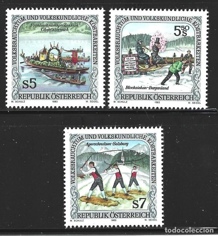 Sellos: AUSTRIA 1928/30** - A&Ntilde;O 1993 - FOLKLORE - Foto 1