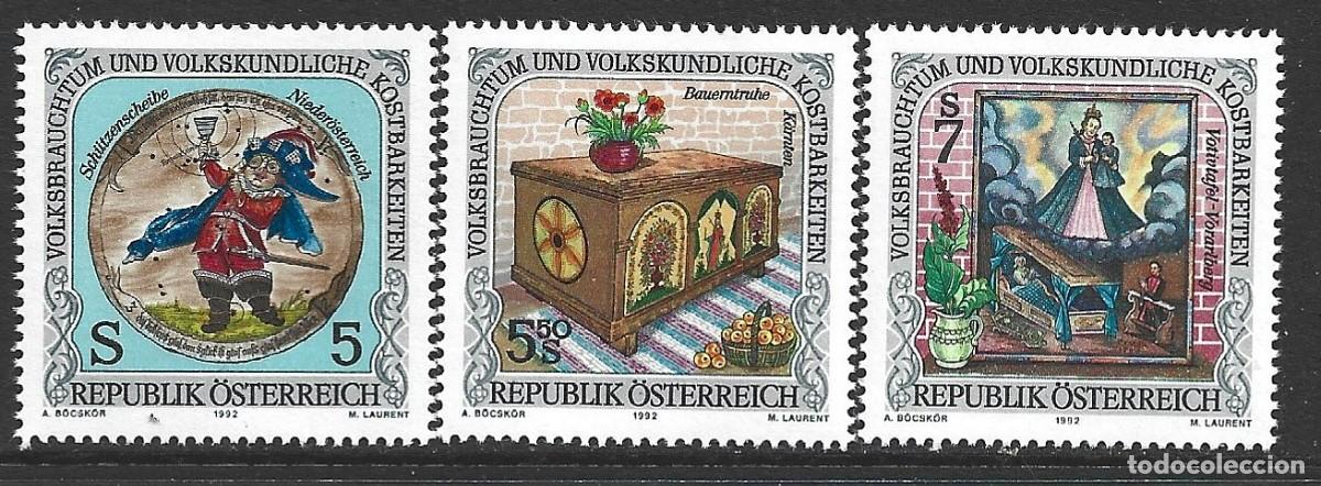 Sellos: AUSTRIA 1902/04** - A&Ntilde;O 1992 - FOLKLORE - Foto 1