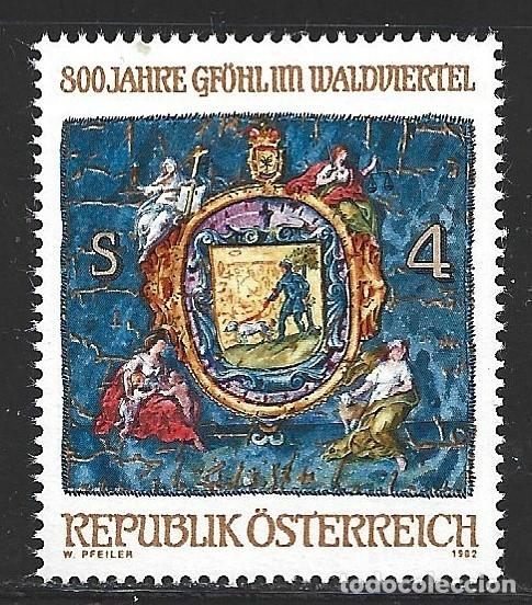 Sellos: AUSTRIA 1535** - A&Ntilde;O 1982 - 8&ordm; CENTENARIO DE LA CIUDAD DE GFOHL - Foto 1