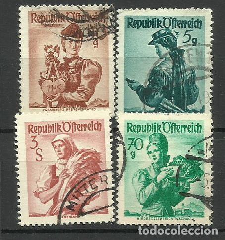 Sellos: AUSTRIA 1949 - ---- usados- serie completa - Foto 1