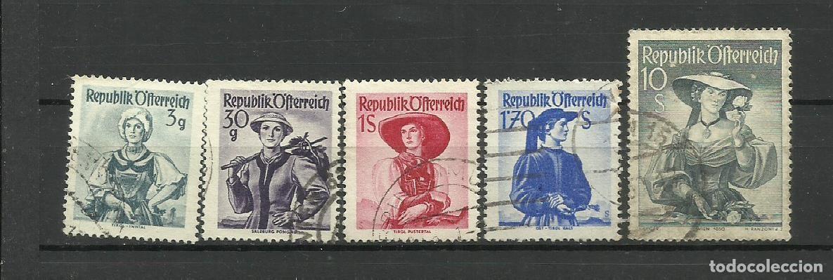 Sellos: AUSTRIA 1950 - ---- usados- serie completa - Foto 1