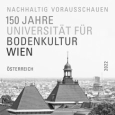 Sellos: AUSTRIA ÖSTERREICH 2022 - 150 YEARS OF THE UNIVERSITY OF NATURAL RESOURCES AND LIFE SCIENCES BLACK P. Lote 378265674