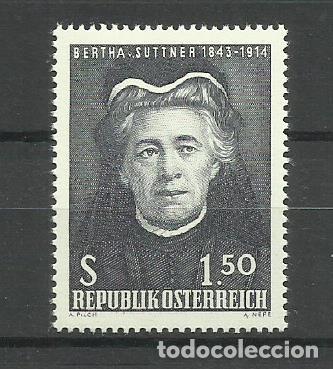 Sellos: AUSTRIA- 1965/66 ** BERTHA SUTTNER - Foto 1