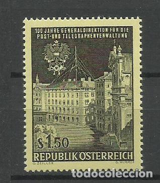 Sellos: AUSTRIA- 1965/66 ** EDIFICIO TELEGRAFOS - Foto 1