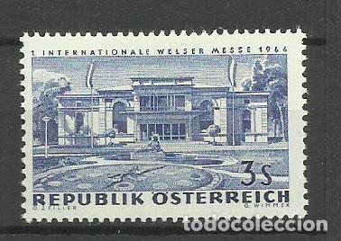 Sellos: AUSTRIA- 1966 ** EDIFICIO - Foto 1