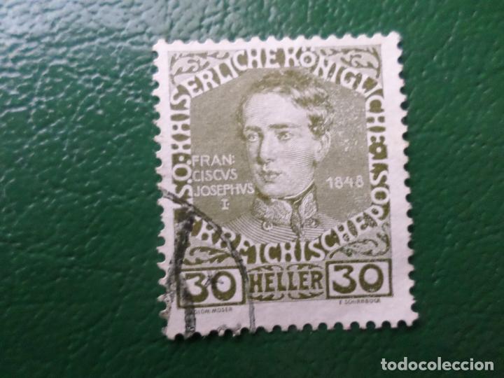 Sellos: :austria 1908, francisco jose I, Yvert 110 - Foto 1
