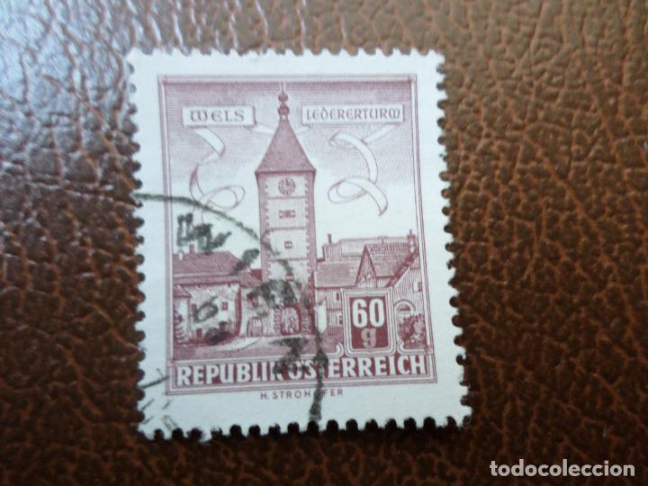 Sellos: :austria, 1962, wels, torre lederer, Yvert 952A - Foto 1