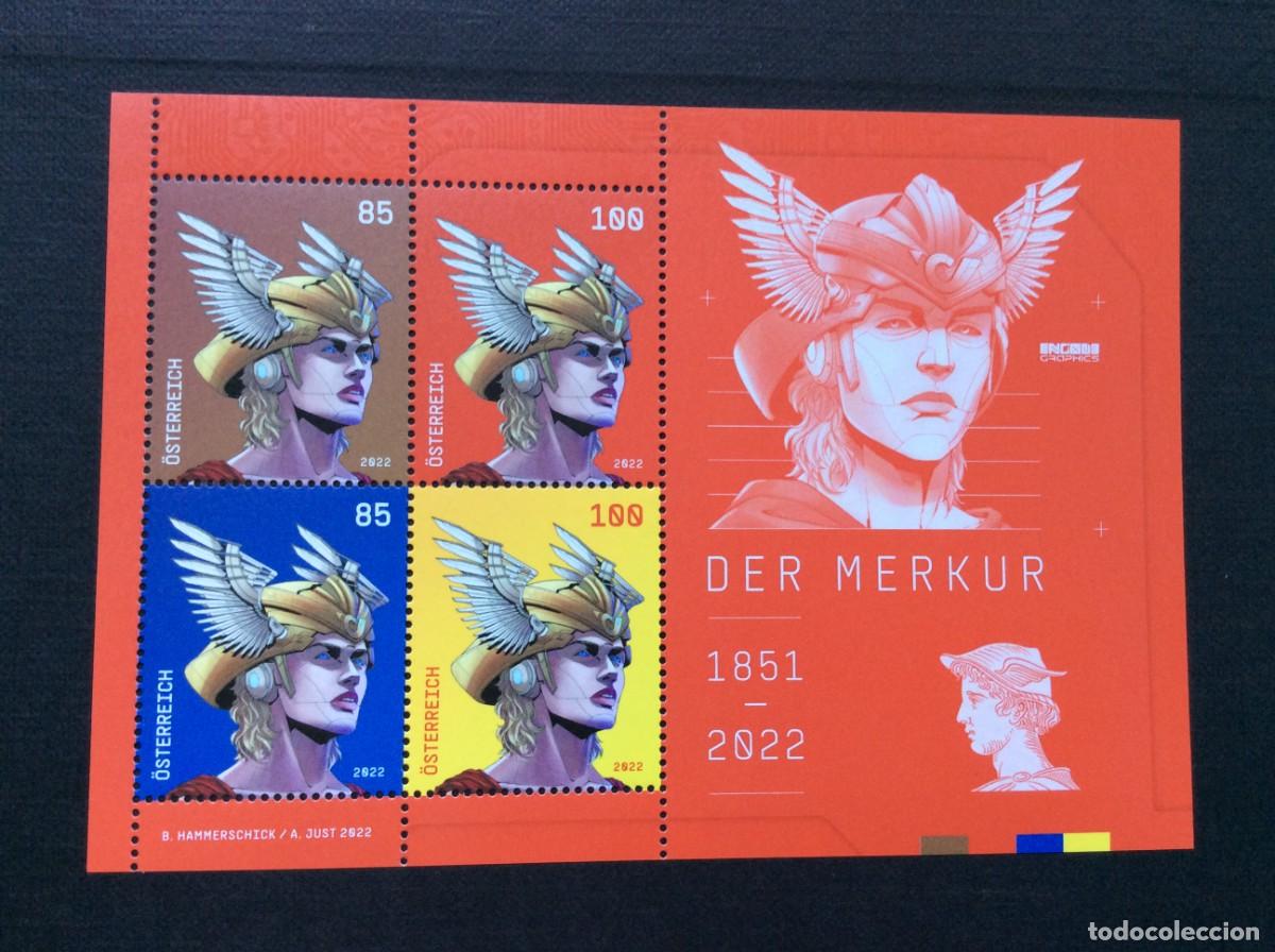 Sellos: AUSTRIA A&Ntilde;O 2022. MERCURIO - Foto 1