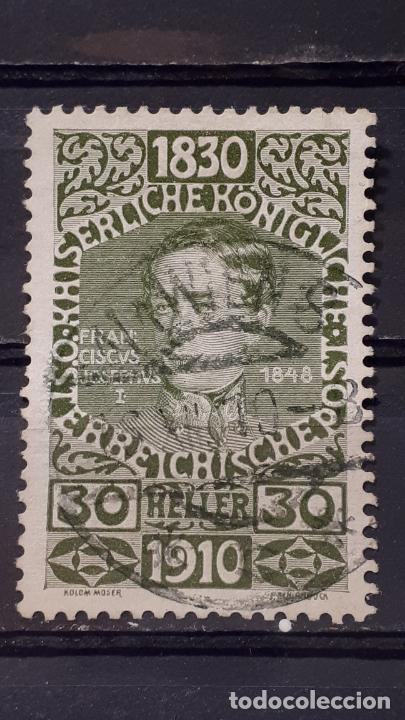 Sellos: Austria. &deg; A&ntilde;o 1910 Yvert 128. Usado. - Foto 1