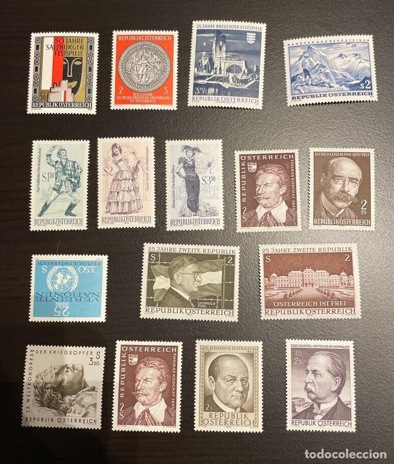 Sellos: Lote sellos de Austria 1970 - Foto 1