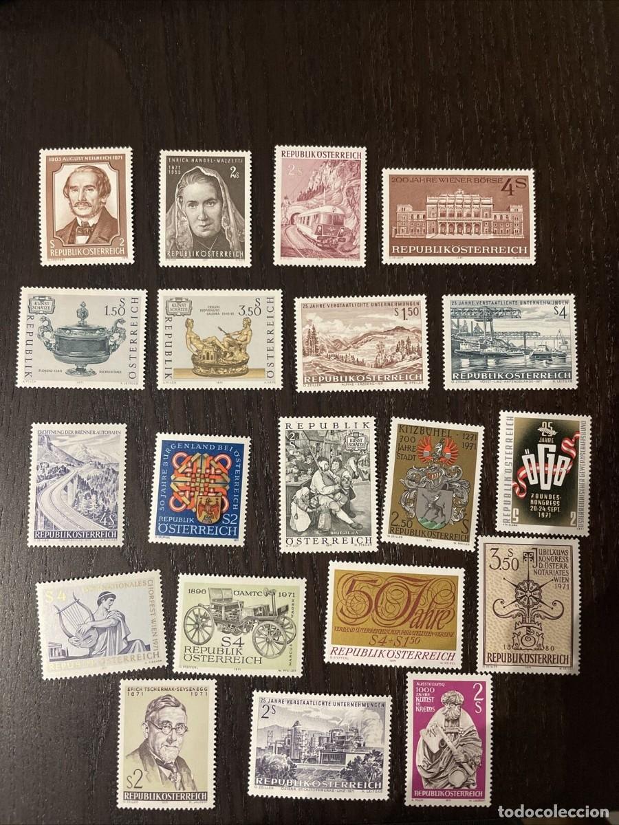 Sellos: Lote sellos de Austria 1971 - Foto 1