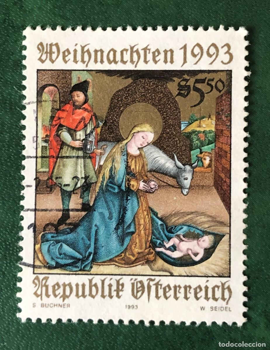 Sellos: AUSTRIA 1993 SCOTT 1632 USADO - Foto 1