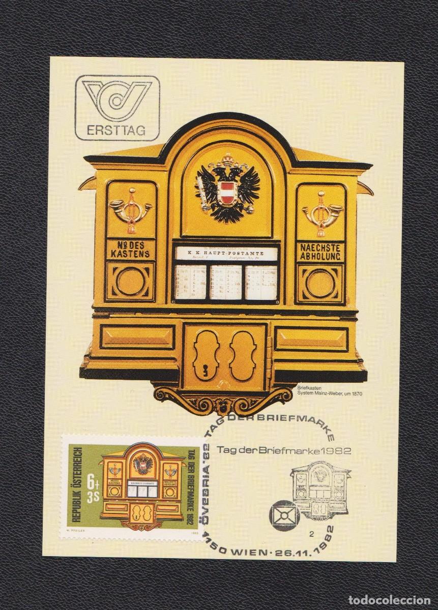 Sellos: AUSTRIA 1982 TAG DER BRIEFMARKE - Foto 1