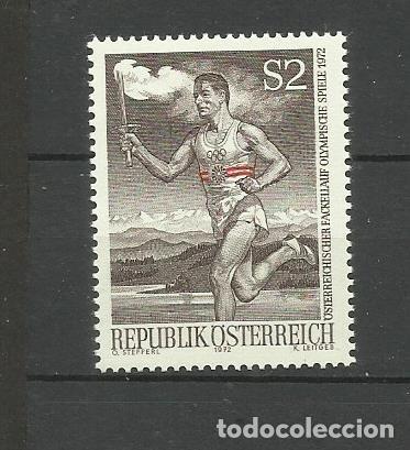 Sellos: AUSTRIA - 1972- **- ANTORCHA OLIMPICA - Foto 1