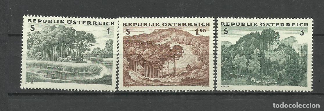Sellos: AUSTRIA- 1962- **- BOSQUES (SERIE COMPLETA) - Foto 1