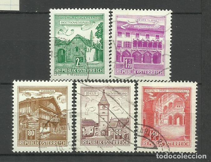 Sellos: AUSTRIA-1962- USADO - MONUMENTOS- SERIE COMPLETA - Foto 1