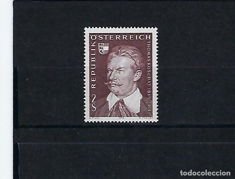 Sellos: AUSTRIA. A&ntilde;o 1970. Compositor Thomas Koschat. - Foto 1