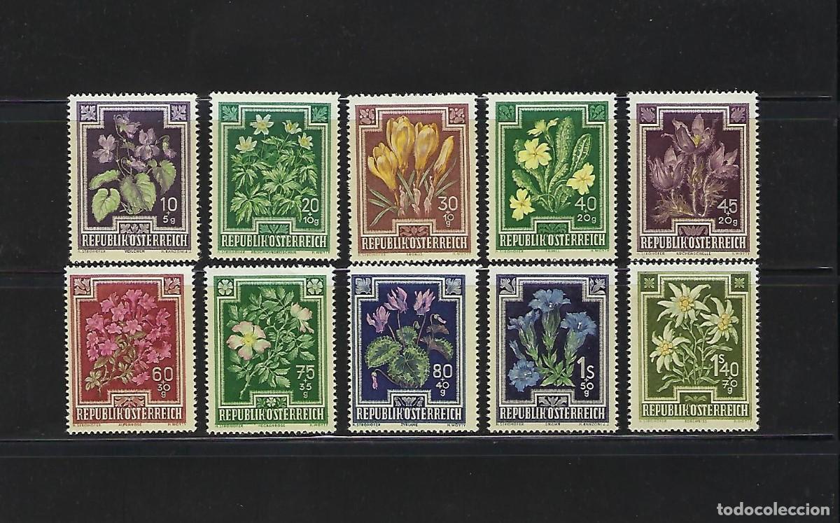 Sellos: AUSTRIA. A&ntilde;o 1948. Flores. - Foto 1