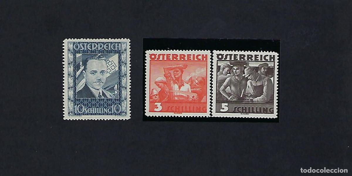 Sellos: AUSTRIA. A&ntilde;o 1936. Canciller Dollfuss. - Foto 1