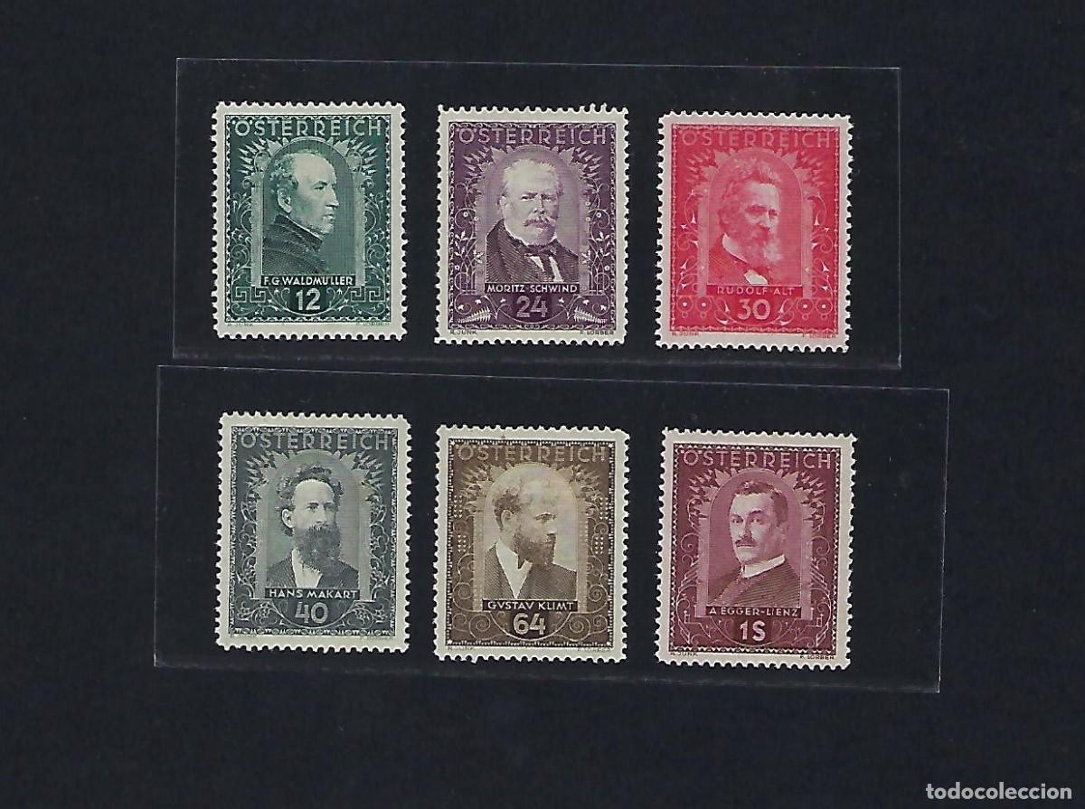 Sellos: AUSTRIA. A&ntilde;o 1932. Pintores - Foto 1