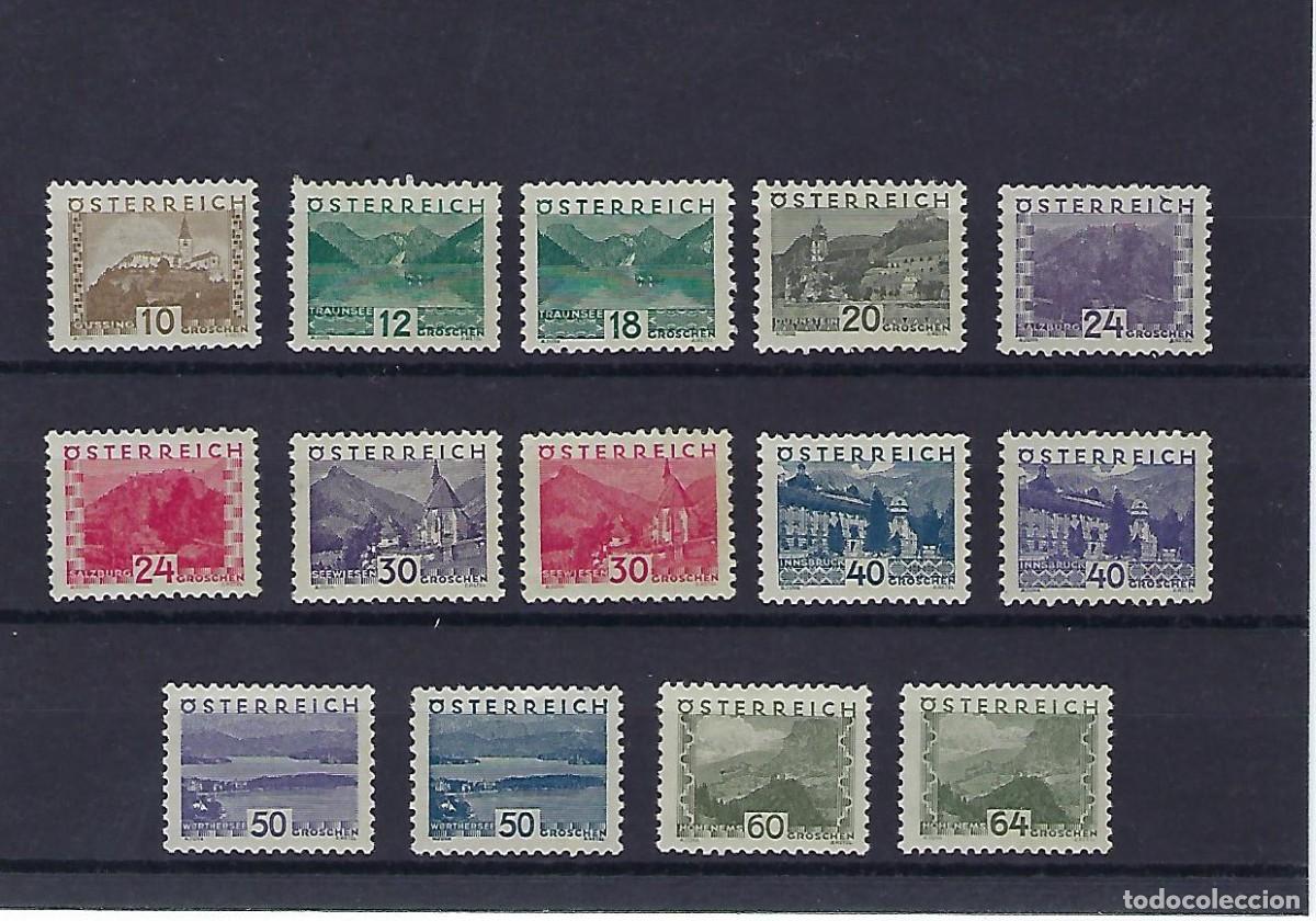 Sellos: AUSTRIA. A&ntilde;o 1932. Paisajes. - Foto 1