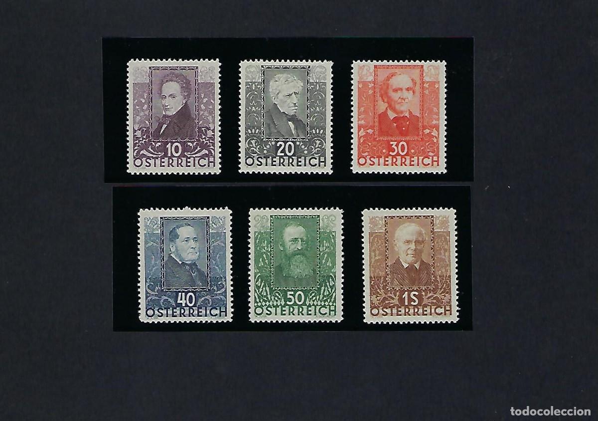 Sellos: AUSTRIA. A&ntilde;o 1931. Poetas. - Foto 1
