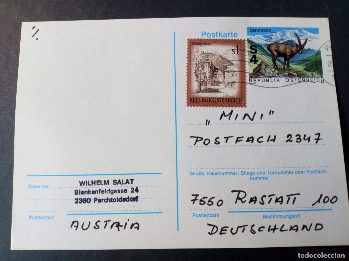 Sellos: AUSTRIA, ENTERO POSTAL, FAUNA - Foto 1