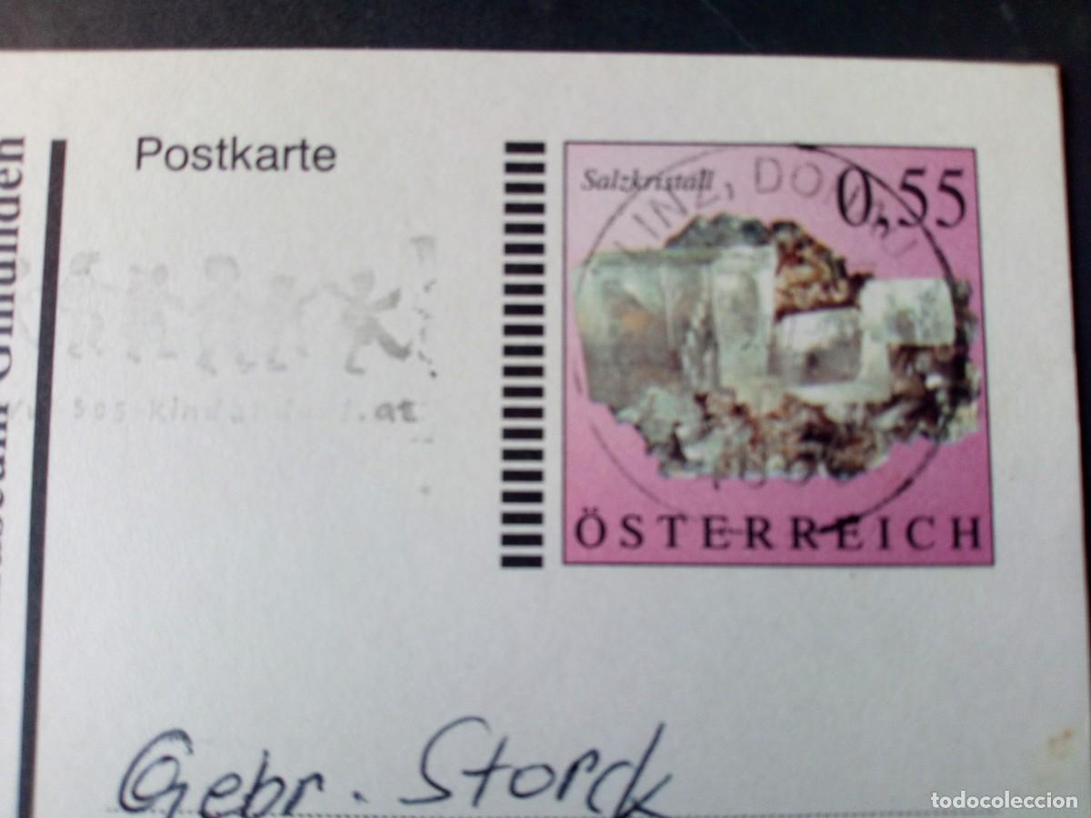 Sellos: AUSTRIA, ENTERO POSTAL, MINERALES - Foto 2