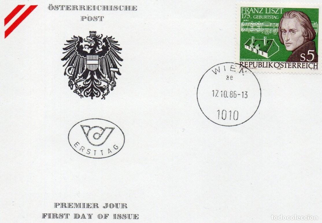 Sellos: AUSTRIA. FRANZ LISZT. SPD. - Foto 1