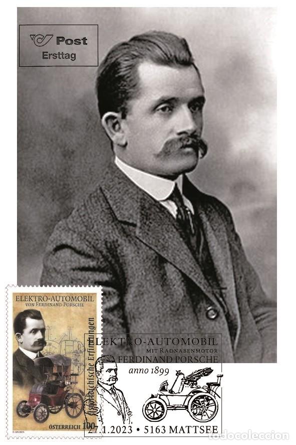Sellos: Austria 2023 - Ferdinand Porsche carte maximum - Foto 1