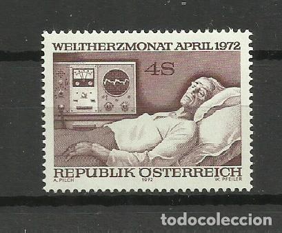 Sellos: AUSTRIA 1972-** MES MUNDIAL DEL CORAZ&Oacute;N - Foto 1