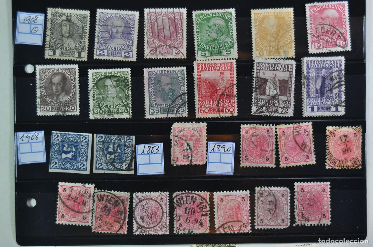 Sellos: AUSTRIA lote a&ntilde;os 1883 1908 - Foto 1