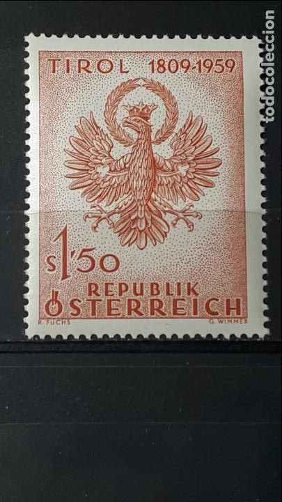 Sellos: AUSTRIA. A&ntilde;o 1959 * * Yvert 909 - Foto 1