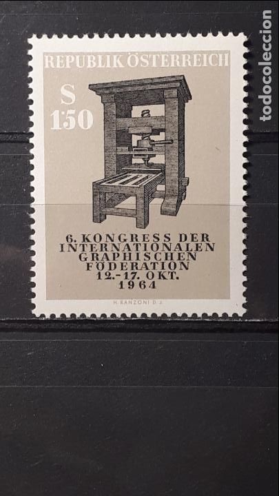 Sellos: AUSTRIA. A&ntilde;o 1964 **. Yvert 1012 - Foto 1