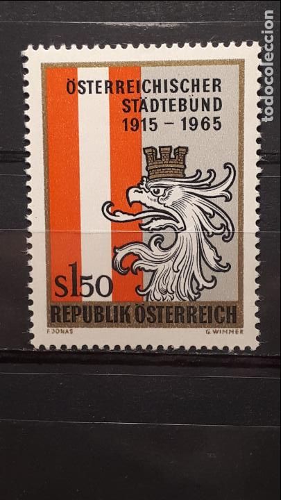 Sellos: AUSTRIA. A&ntilde;o 1965 **. Yvert.- 1031 - Foto 1