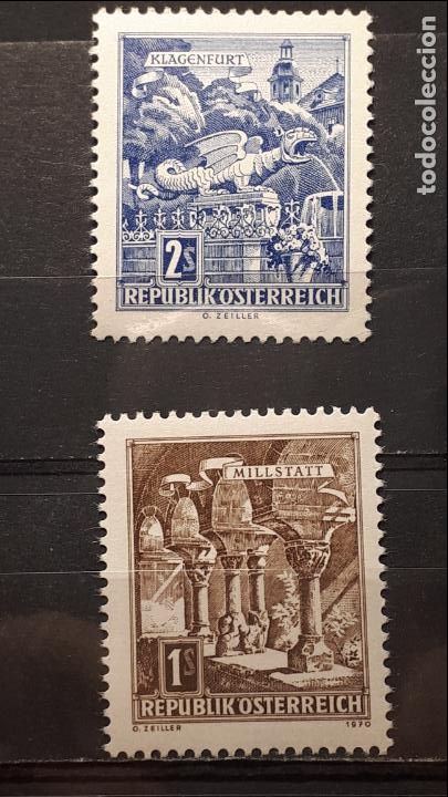 Sellos: AUSTRIA. A&ntilde;o 1962-70 ** YVERT 954BA, 955BB - Foto 1